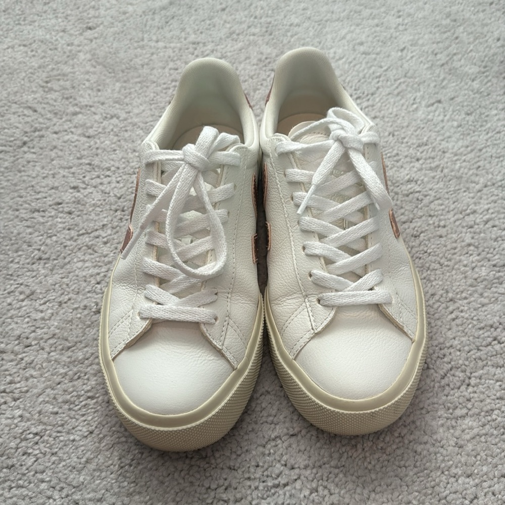 Veja Campo Chromefree Leather White Nacre - Picture 2 of 6